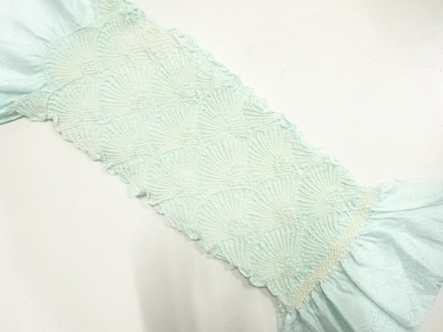 正絹　絞り　帯揚げ